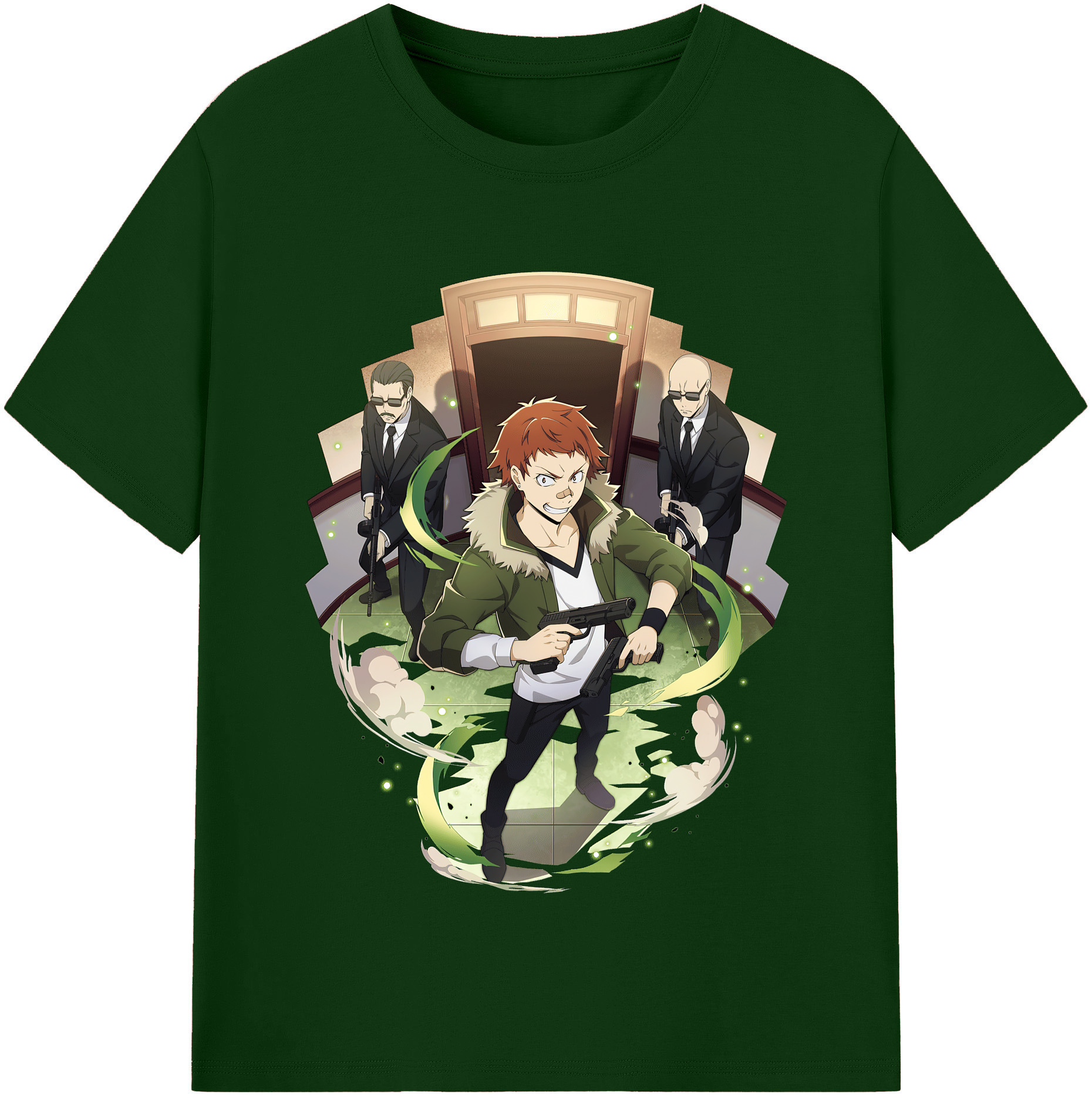 （画像用） 文豪ストレイドッグス Bungo Stray Dogs 綿100％半袖Tシャツ（フロントプリント）